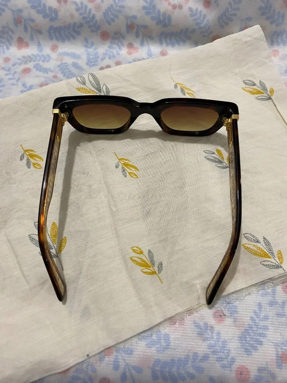 AMIRI Square-Frame Sunglasses with Brown Gradient Lenses